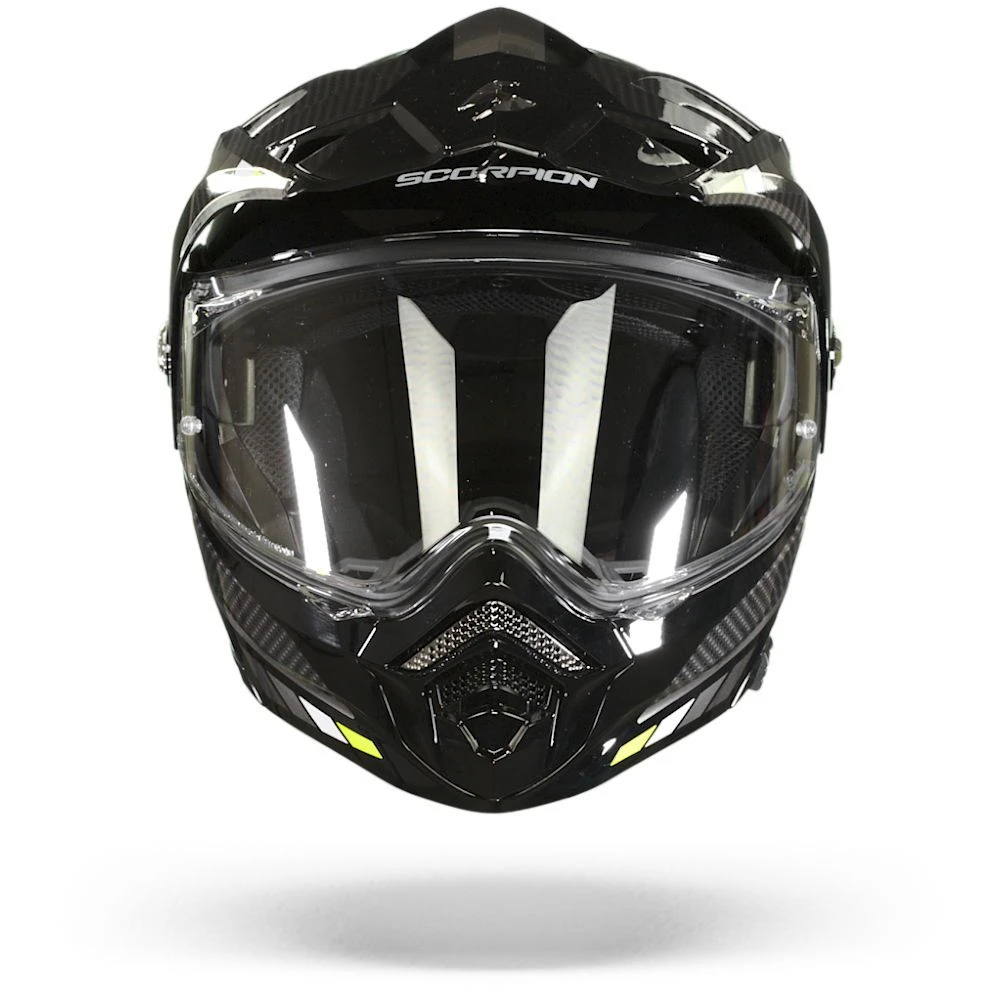 Scorpion ADX-2 Camino Black-Silver-Neon Yellow Adventure Helmet 4 Scorpion ADX-2 Camino Black-Silver-Neon Yellow Adventure Helmet - Image 2