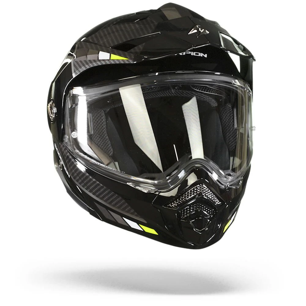 Scorpion ADX-2 Camino Black-Silver-Neon Yellow Adventure Helmet 5 Scorpion ADX-2 Camino Black-Silver-Neon Yellow Adventure Helmet - Image 3