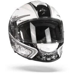 Scorpion EXO-491 Run White Black Full Face Helmet -Scorpion Scorpion Exo 491 Run White Black.35