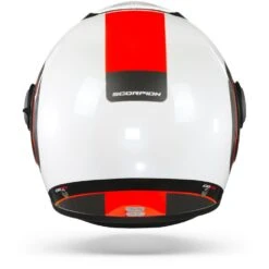 Scorpion EXO-City Roll Pearl White-Red Jet Helmet -Scorpion Scorpion Exo city Roll Pearl White Red.19