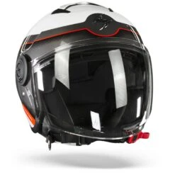 Scorpion EXO-City Roll Pearl White-Red Jet Helmet -Scorpion Scorpion Exo city Roll Pearl White Red.35