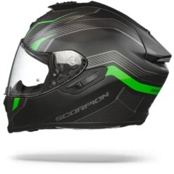 Scorpion EXO-1400 Air Fortuna Matt Black-Green Full Face Helmet 13 Scorpion EXO-1400 Air Fortuna Matt Black-Green Full Face Helmet -Scorpion Scorpion exo 1400 air fortuna matt black green.11