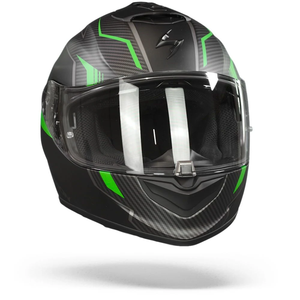 Scorpion EXO-1400 Air Fortuna Matt Black-Green Full Face Helmet 5 Scorpion EXO-1400 Air Fortuna Matt Black-Green Full Face Helmet - Image 3