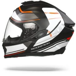 Scorpion EXO-1400 Air Vittoria Matt Black-White Full Face Helmet 13 Scorpion EXO-1400 Air Vittoria Matt Black-White Full Face Helmet -Scorpion Scorpion exo 1400 air vittoria matt black white.11