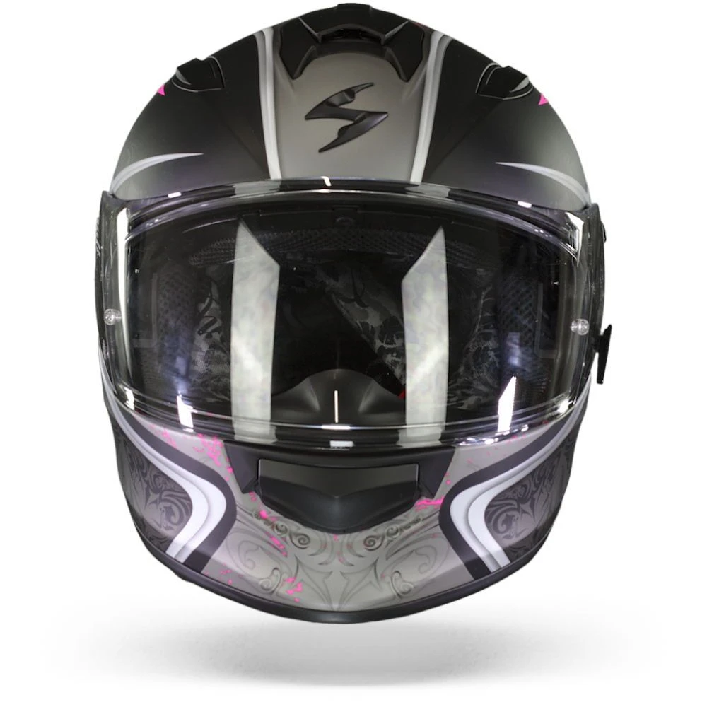 Scorpion EXO-491 Run Matt Black Pink Full Face Helmet 4 Scorpion EXO-491 Run Matt Black Pink Full Face Helmet - Image 2