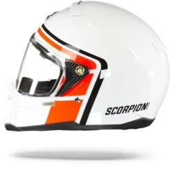 Scorpion EXO-HX1 Nostalgia White-Red-Black Full Face Helmet -Scorpion Scorpion exo hx1 nostalgia white red black.11