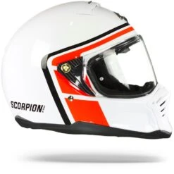 Scorpion EXO-HX1 Nostalgia White-Red-Black Full Face Helmet -Scorpion Scorpion exo hx1 nostalgia white red black.29