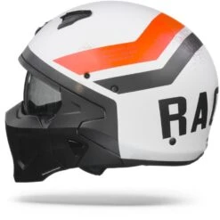 Scorpion Covert-X T-Rust Matt White Red Jet Helmet -Scorpion ScorpionCovert XT RustMattWhiteRedJet.11