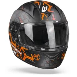 Scorpion EXO-390 Cube Matt Black Orange Full Face Helmet 10 Scorpion EXO-390 Cube Matt Black Orange Full Face Helmet -Scorpion ScorpionExo 390CubeMattBlackOrangeGlossy.35