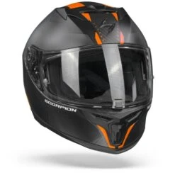Scorpion EXO-520 Air Laten Matt Black Orange Full Face Helmet -Scorpion ScorpionExo 520AirLatenMattBlackOrange.35