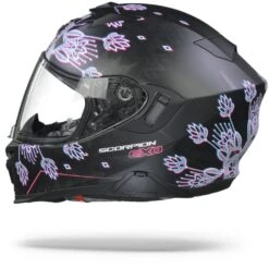 Scorpion EXO-520 Air Tina Matt Black Silver Full Face Helmet -Scorpion ScorpionExo 520AirTinaMattBlackSilver.11