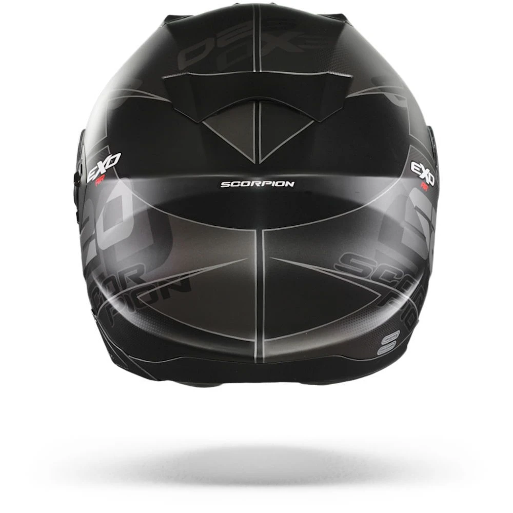 Scorpion Exo-520 Evo Air Cover Matt Black-Silver 7 Scorpion Exo-520 Evo Air Cover Matt Black-Silver - Image 5