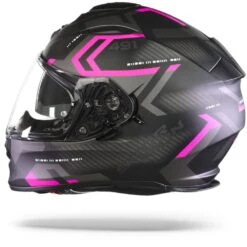 Scorpion EXO-491 Spin Matt Black Pink Full Face Helmet -Scorpion Scorpion EXO 491 Spin Matt Black Pink.11