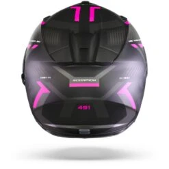 Scorpion EXO-491 Spin Matt Black Pink Full Face Helmet -Scorpion Scorpion EXO 491 Spin Matt Black Pink.19