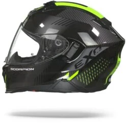 Scorpion EXO-520 Air Laten Black Neon Yellow Full Face Helmet 13 Scorpion EXO-520 Air Laten Black Neon Yellow Full Face Helmet -Scorpion Scorpionexo 520airlatenblackneonyellow.11
