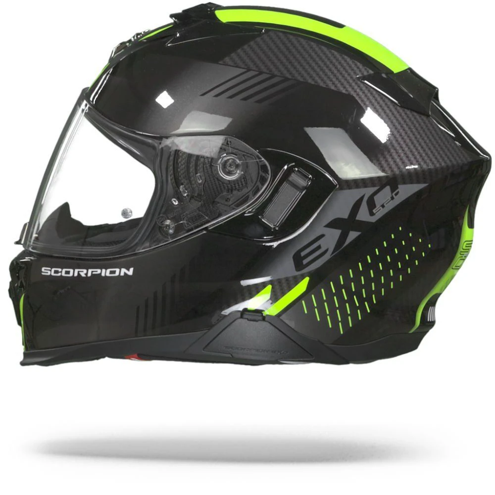 Scorpion EXO-520 Air Laten Black Neon Yellow Full Face Helmet 8 Scorpion EXO-520 Air Laten Black Neon Yellow Full Face Helmet - Image 6