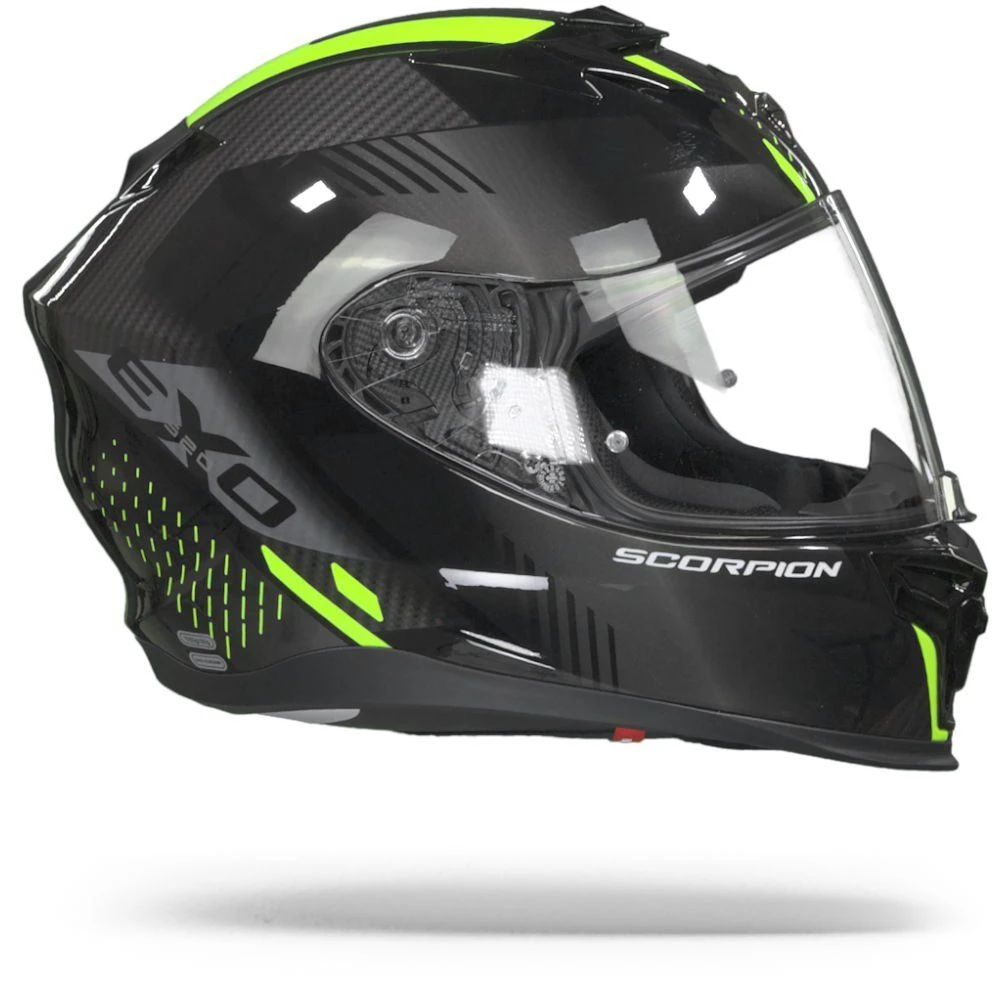 Scorpion EXO-520 Air Laten Black Neon Yellow Full Face Helmet 6 Scorpion EXO-520 Air Laten Black Neon Yellow Full Face Helmet - Image 4