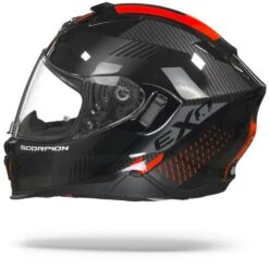 Scorpion EXO-520 Air Laten Black Red Full Face Helmet -Scorpion Scorpionexo 520airlatenglossblackred.11
