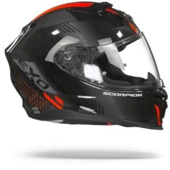 Scorpion EXO-520 Air Laten Black Red Full Face Helmet -Scorpion Scorpionexo 520airlatenglossblackred.29