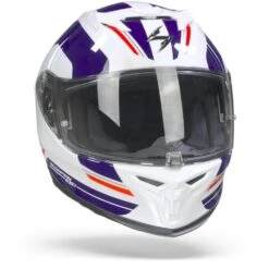 Scorpion EXO-520 Air Lemans White Blue Red Full Face Helmet -Scorpion Scorpionexo 520lemanswhiteblueredglossy.35