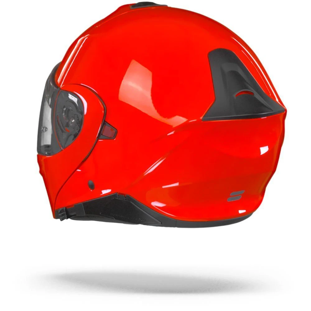 Scorpion EXO-930 Solid Neon Red Modular Helmet 6 Scorpion EXO-930 Solid Neon Red Modular Helmet - Image 4