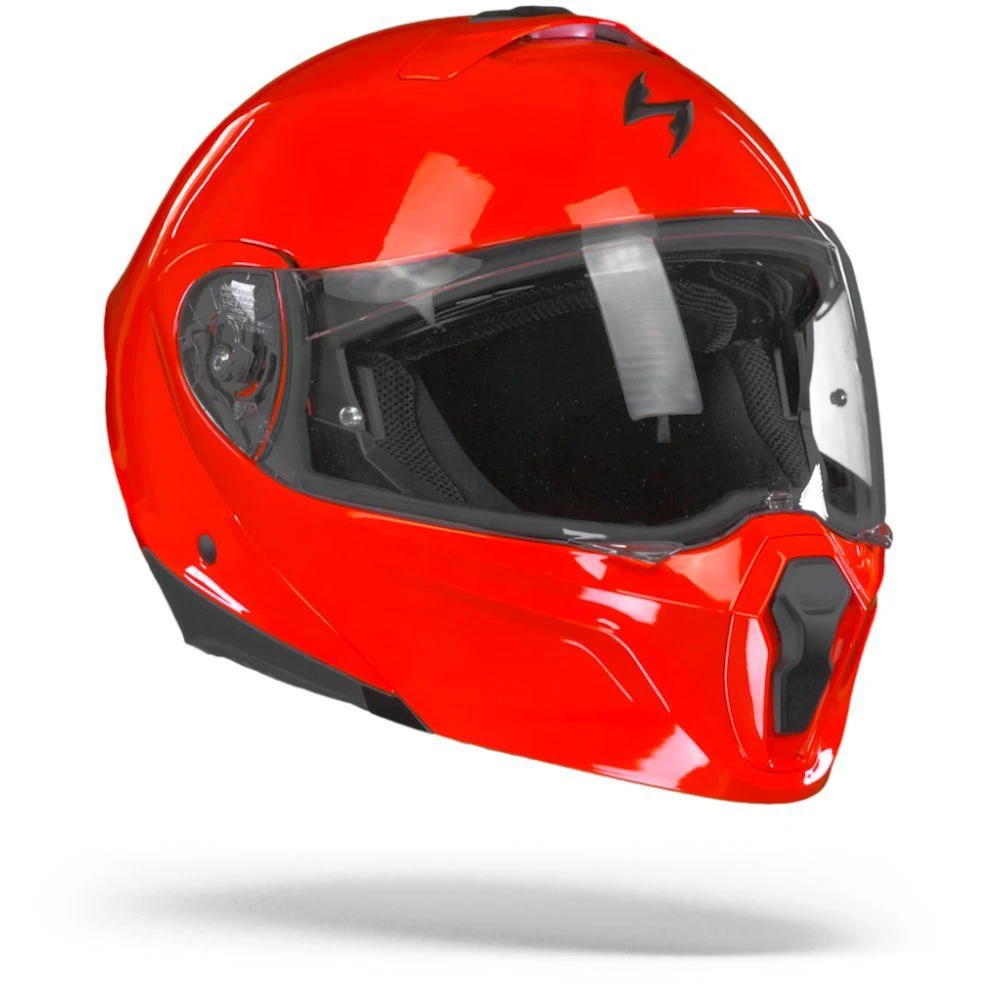 Scorpion EXO-930 Solid Neon Red Modular Helmet 8 Scorpion EXO-930 Solid Neon Red Modular Helmet - Image 6