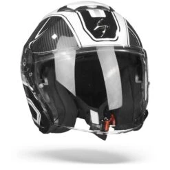 Scorpion EXO-S1 Cross-Ville White Black Silver Jet Helmet -Scorpion Scorpionexo s1cross villewhiteblacksilverglossy.35
