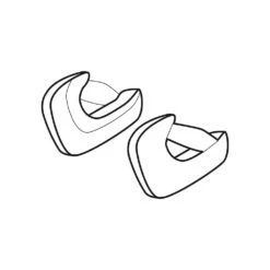 Scorpion Exo-1400 V2 Black Cheek Pads