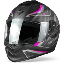 Scorpion EXO-1400 Air Attune Matt Black Pink Full Face Helmet -Scorpion exo 1400 air attune 1pi matte frontpage
