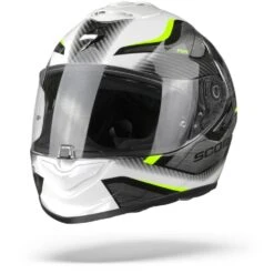 Scorpion EXO-1400 Air Attune White Neon Yellow Full Face Helmet 12 Scorpion EXO-1400 Air Attune White Neon Yellow Full Face Helmet -Scorpion exo 1400 attune 3wt glossy.04 1