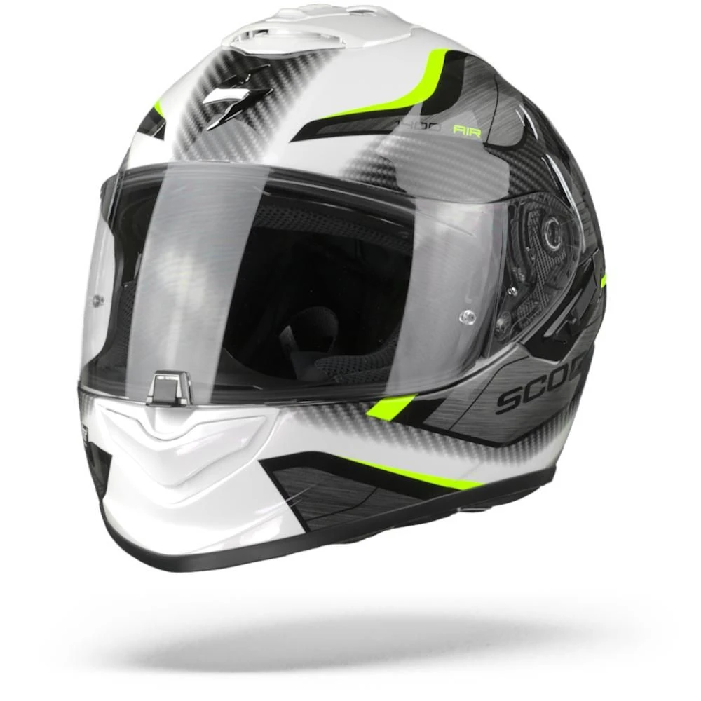 Scorpion EXO-1400 Air Attune White Neon Yellow Full Face Helmet 7 Scorpion EXO-1400 Air Attune White Neon Yellow Full Face Helmet - Image 5