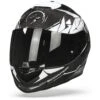 Scorpion EXO-1400 Carbon Air Aranea Black-White Full Face Helmet -Scorpion scoprion exo 1400 carbon air aranea black white frontpage