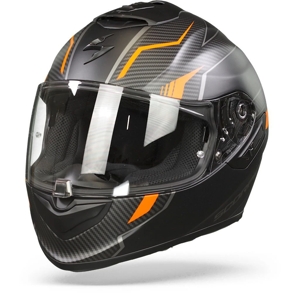 Scorpion EXO-1400 Air Fortuna Matt Black-Orange Full Face Helmet 3 Scorpion EXO-1400 Air Fortuna Matt Black-Orange Full Face Helmet