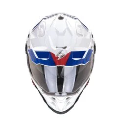 Scorpion ADF-9000 Air Desert White-Blue-Red Adventure Helmet 7 Scorpion ADF-9000 Air Desert White-Blue-Red Adventure Helmet -Scorpion scorpion adf 9000 air desert white blue red 3