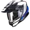 Scorpion ADF-9000 Air Trail Black-Blue-White Adventure Helmet -Scorpion scorpion adf 9000 air trail black blue white