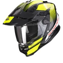 Scorpion ADF-9000 Air Trail Black Neon Yellow Adventure Helmet