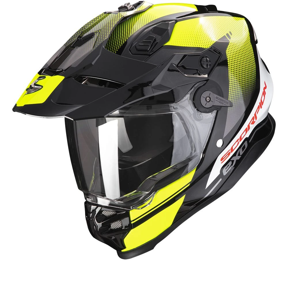 Scorpion ADF-9000 Air Trail Black Neon Yellow Adventure Helmet 3 Scorpion ADF-9000 Air Trail Black Neon Yellow Adventure Helmet