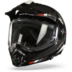 Scorpion ADX-2 Camino Black-Silver-Red Adventure Helmet