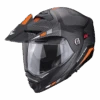Scorpion ADX-2 Camino Matt Black-Silver-Orange Adventure Helmet -Scorpion scorpion adx 2 camino matt black silver orange 1