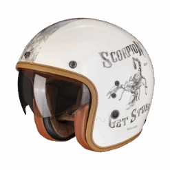 Scorpion Belfast Evo Pique Cream-Black Jet Helmet