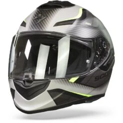 Scorpion EXO-1400 Air Attune Matt Grey-Black-Neon Yellow Full Face Helmet