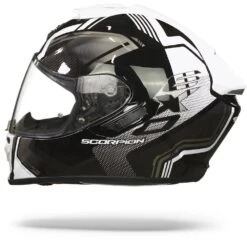Scorpion EXO-1400 Air Corsa Black-White Full Face Helmet 13 Scorpion EXO-1400 Air Corsa Black-White Full Face Helmet -Scorpion scorpion exo 1400 air corsa black white.11