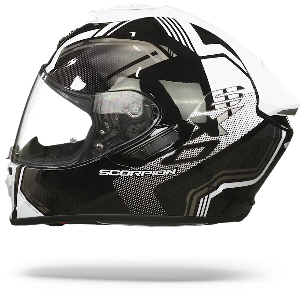 Scorpion EXO-1400 Air Corsa Black-White Full Face Helmet 8 Scorpion EXO-1400 Air Corsa Black-White Full Face Helmet - Image 6