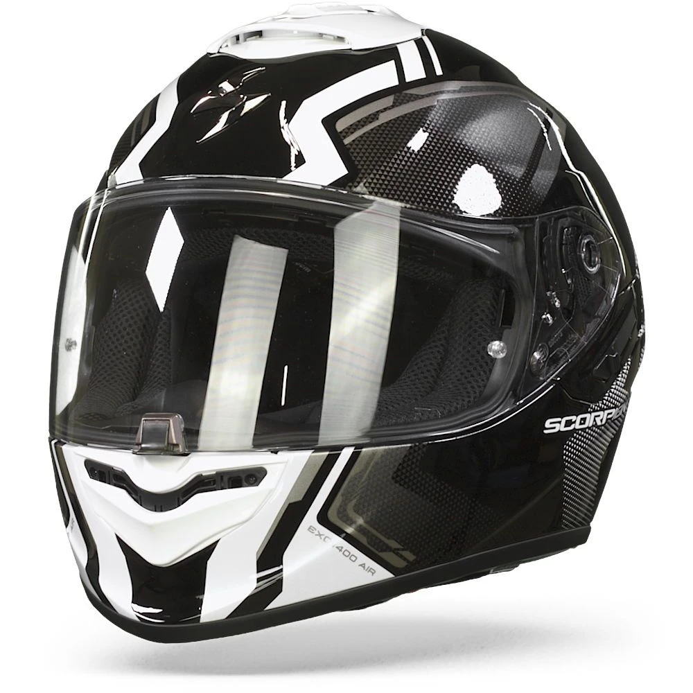 Scorpion EXO-1400 Air Corsa Black-White Full Face Helmet 3 Scorpion EXO-1400 Air Corsa Black-White Full Face Helmet