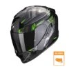 Scorpion Exo-1400 Evo Air Shell Black-Green -Scorpion scorpion exo 1400 evo air shell black green 1