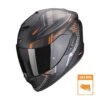 Scorpion Exo-1400 Evo Air Shell Matt Black-Orange