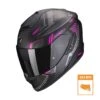 Scorpion Exo-1400 Evo Air Shell Matt Black-Pink 1 Scorpion Exo-1400 Evo Air Shell Matt Black-Pink -Scorpion scorpion exo 1400 evo air shell matt black pink