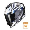 Scorpion Exo-1400 Evo Air Shell White-Blue 1 Scorpion Exo-1400 Evo Air Shell White-Blue -Scorpion scorpion exo 1400 evo air shell white blue