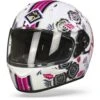 Scorpion EXO-390 Chica II White Pink Full Face Helmet -Scorpion scorpion exo 390 chica ii white pink frontpage