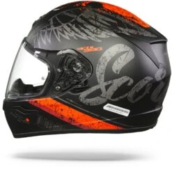 Scorpion EXO-390 Ighost Matt Black Silver Full Face Helmet -Scorpion scorpion exo 390 ighost matt black silver.11